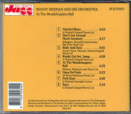 Woody Herman And His Orchestra : At The Woodchoppers Ball (CD, Album, RE)