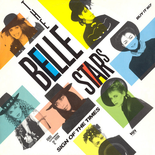 The Belle Stars : Sign Of The Times (Remixed Extended 12" Version) (12", Single)