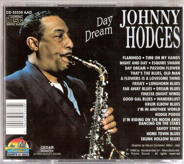 Johnny Hodges : Day Dream (CD, Album)