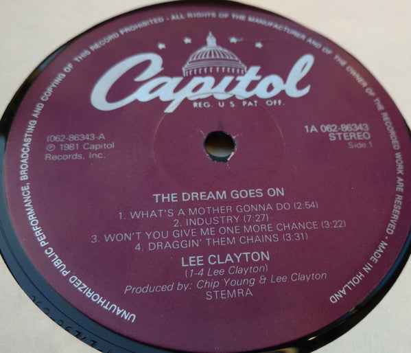 Lee Clayton : The Dream Goes On (LP, Album)