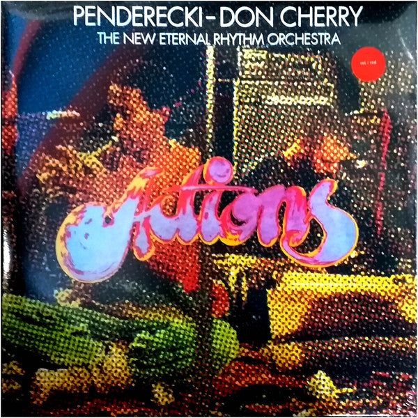 Krzysztof Penderecki - Don Cherry & The New Eternal Rhythm Orchestra : Actions (LP, Album, RSD, Ltd, RE, RM, Red)