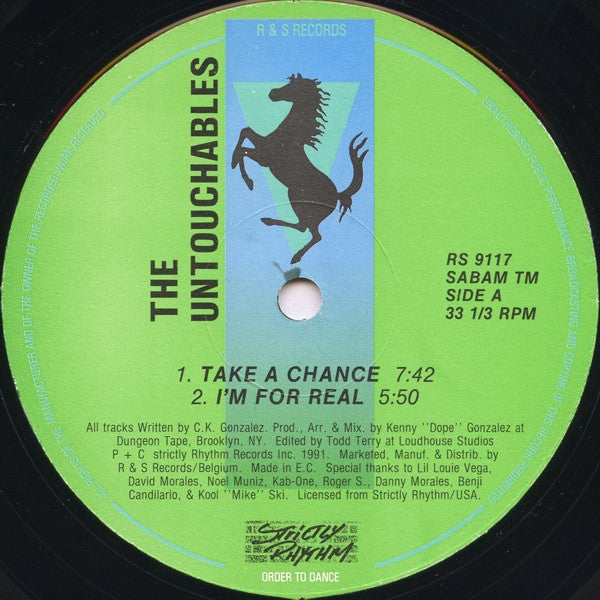 The Untouchables : Take A Chance (12")