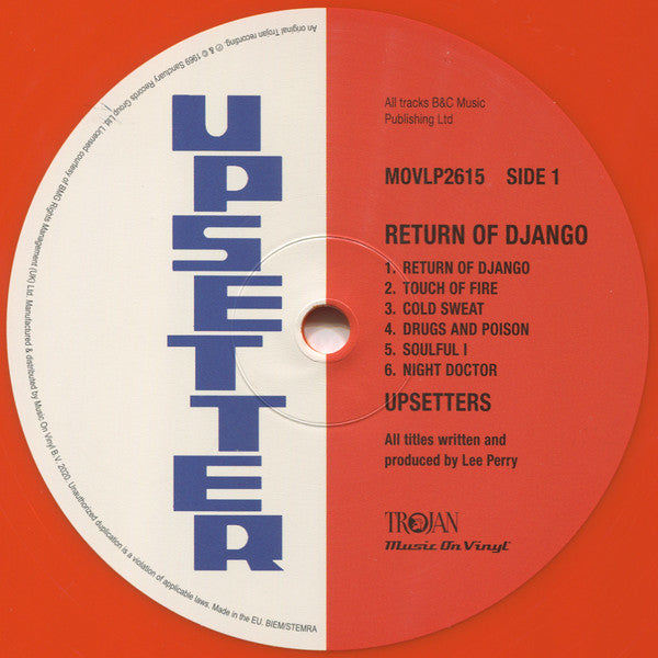 The Upsetters : Return Of Django (LP, Album, Ltd, Num, RE, Ora)
