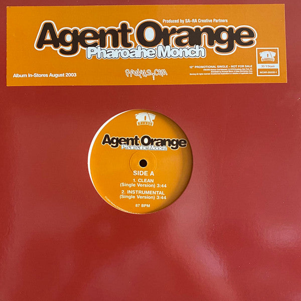 Pharoahe Monch : Agent Orange (12", Promo)