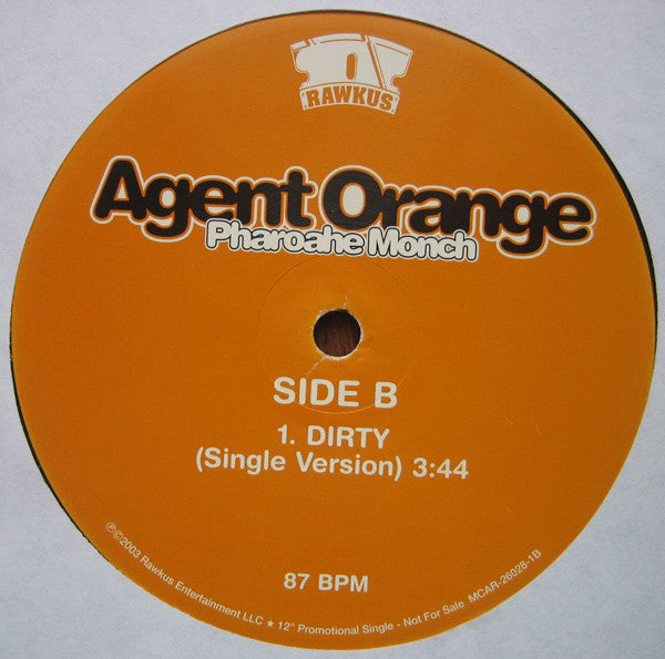 Pharoahe Monch : Agent Orange (12", Promo)