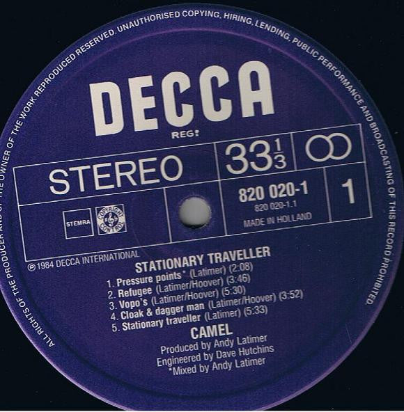 Camel : Stationary Traveller (LP, Album)
