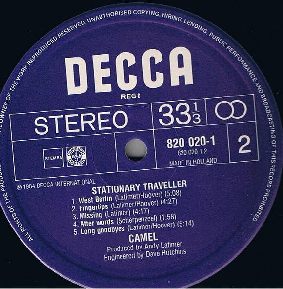 Camel : Stationary Traveller (LP, Album)