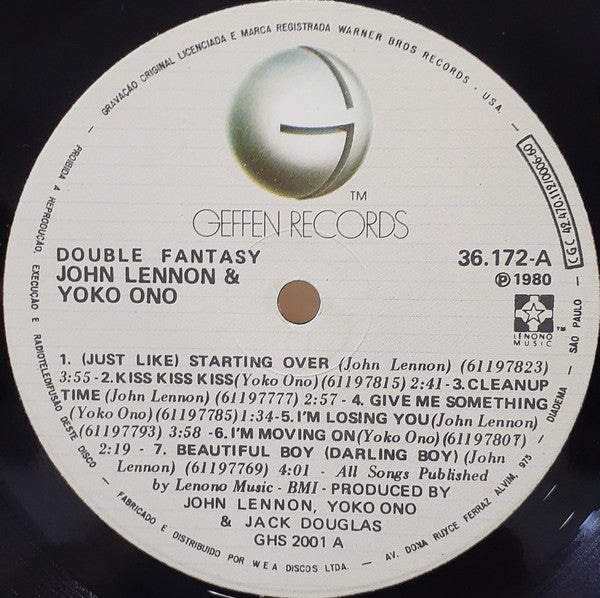 John Lennon & Yoko Ono : Double Fantasy (LP, Album)