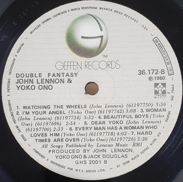 John Lennon & Yoko Ono : Double Fantasy (LP, Album)