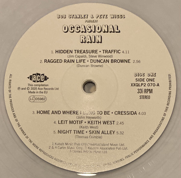 Bob Stanley & Pete Wiggs : Occasional Rain (2xLP, Comp, Cle)
