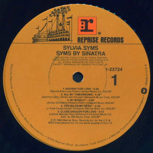 Sylvia Syms : Syms By Sinatra (LP, Album)