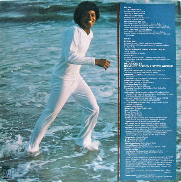 Jermaine Jackson : Let's Get Serious (LP, Album)