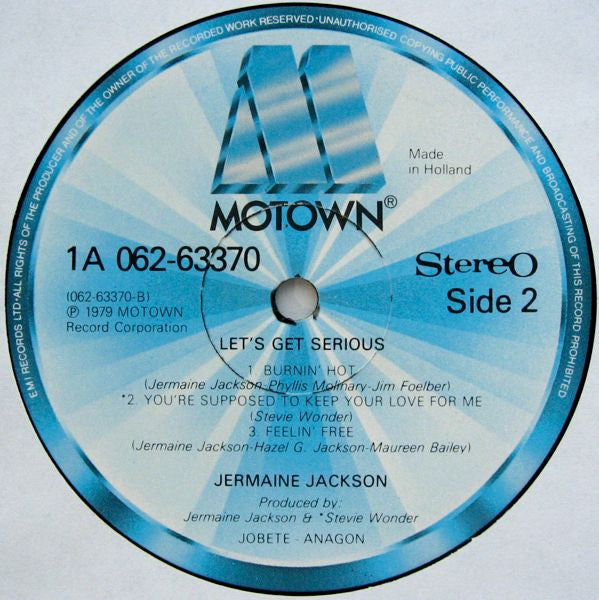 Jermaine Jackson : Let's Get Serious (LP, Album)