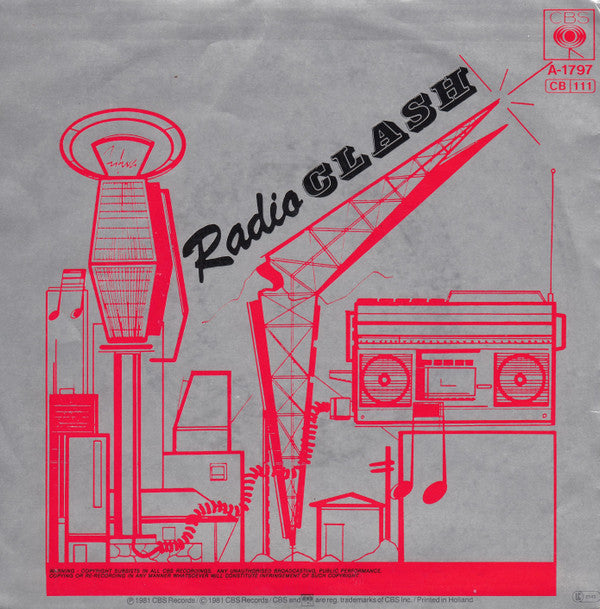The Clash : Radio Clash (7", Single)