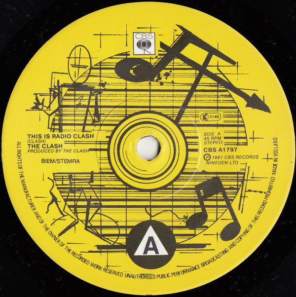 The Clash : Radio Clash (7", Single)