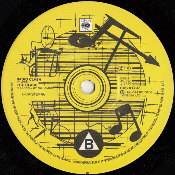 The Clash : Radio Clash (7", Single)