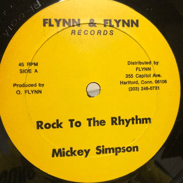 Mickey Simpson : Rock To The Rhythm (12")