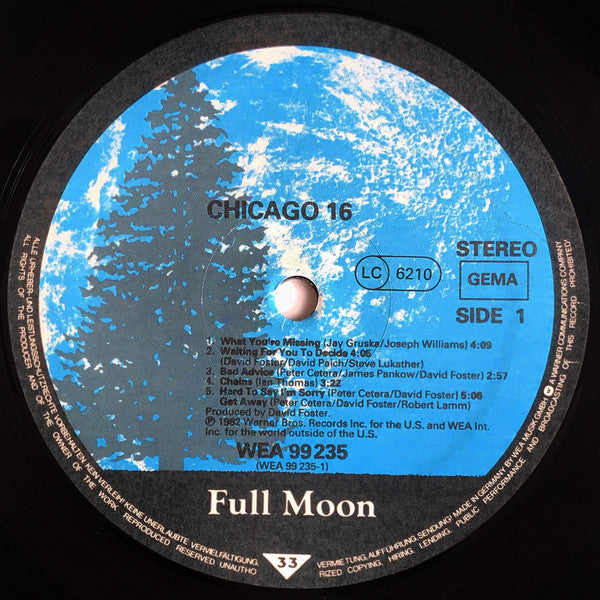 Chicago (2) : Chicago 16 (LP, Album)