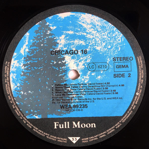 Chicago (2) : Chicago 16 (LP, Album)