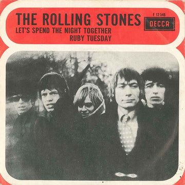 The Rolling Stones : Let's Spend The Night Together / Ruby Tuesday (7", Single, Mono)