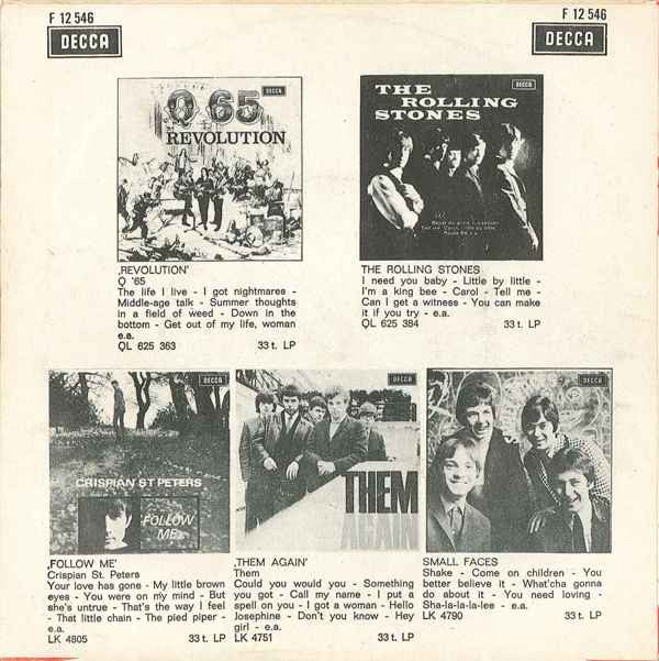 The Rolling Stones : Let's Spend The Night Together / Ruby Tuesday (7", Single, Mono)