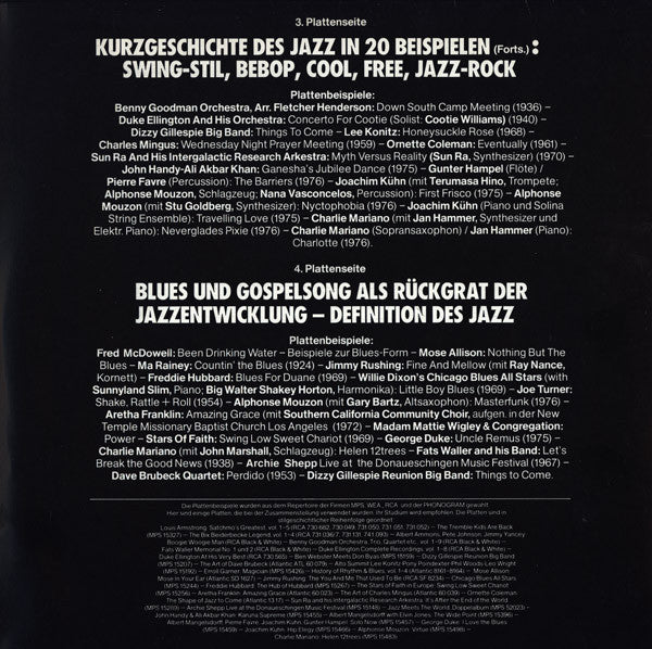 Joachim Ernst Berendt : Was Ist Jazz? (2xLP, Comp)