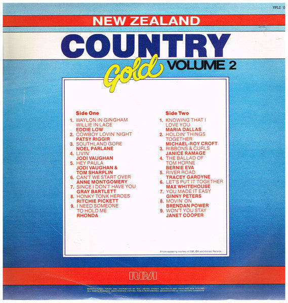 Various : New Zealand Country Gold - Volume 2 (LP, Comp)