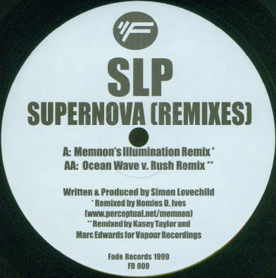 SLP : Supernova (Remixes) (12")
