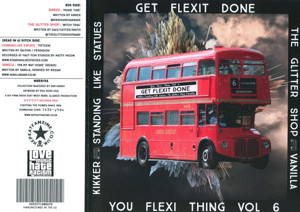 Various : You Flexi Thing Vol. 6: Get Flexit Done (Flexi, 7", EP, Ltd, Gre)