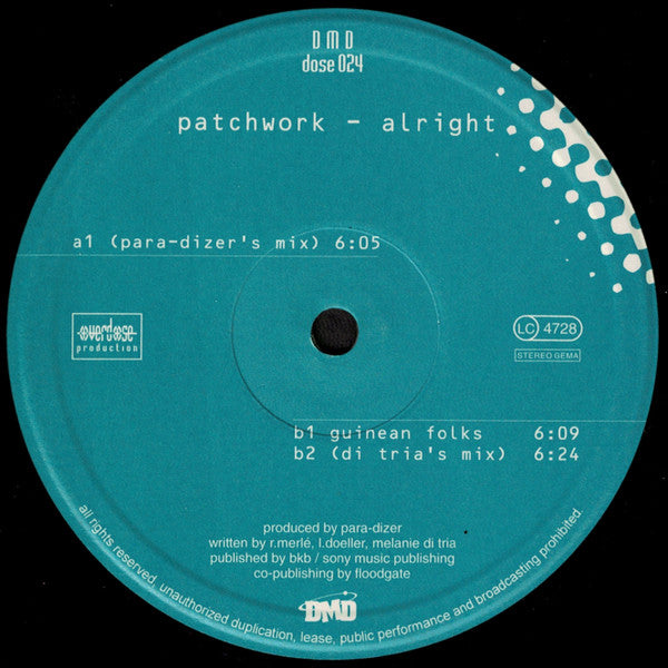 Patchwork (3) : Alright (12")