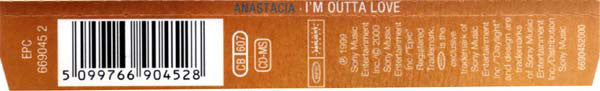 Anastacia : I'm Outta Love (CD, Maxi)
