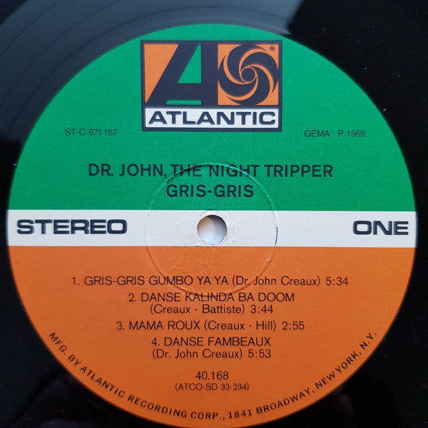 Dr. John, The Night Tripper : Gris-Gris (LP, Album, RP)