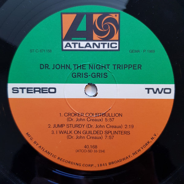 Dr. John, The Night Tripper : Gris-Gris (LP, Album, RP)