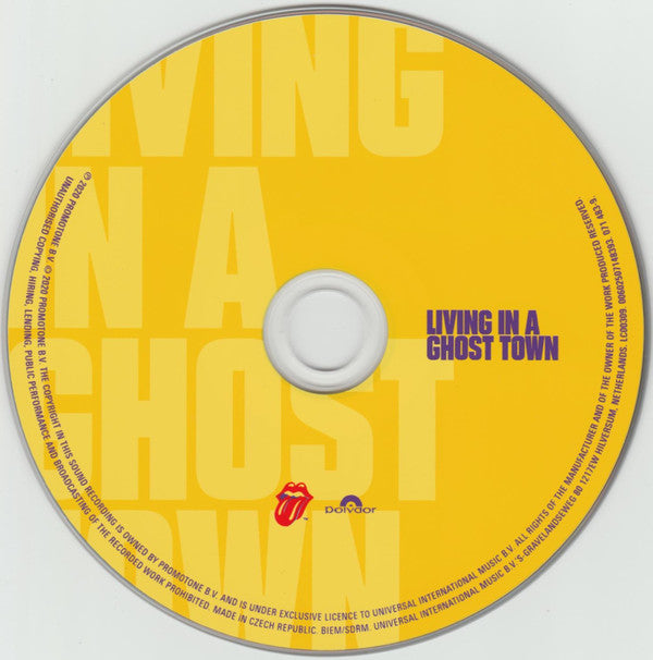 The Rolling Stones : Living In A Ghost Town (CD, Single, Ltd)