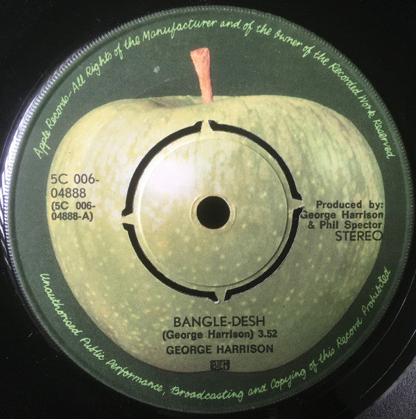 George Harrison : Bangle-Desh (7", Single)