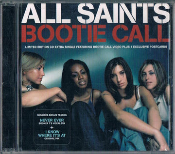 All Saints : Bootie Call (CD, Single, Ltd)