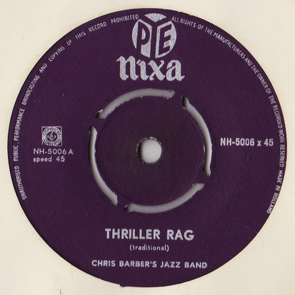 Chris Barber's Jazz Band : Thriller Rag / Petite Fleur (7", Single)