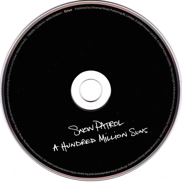 Snow Patrol : A Hundred Million Suns (CD, Album + DVD-V, NTSC, DVD)