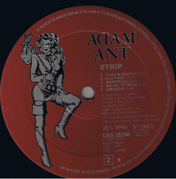 Adam Ant : Strip (LP, Album)