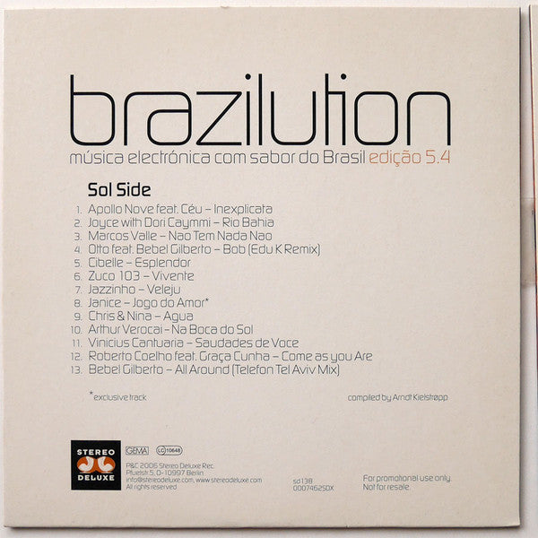 Various : Brazilution Edição 5.4 (2xCD, Comp, Promo, Car)