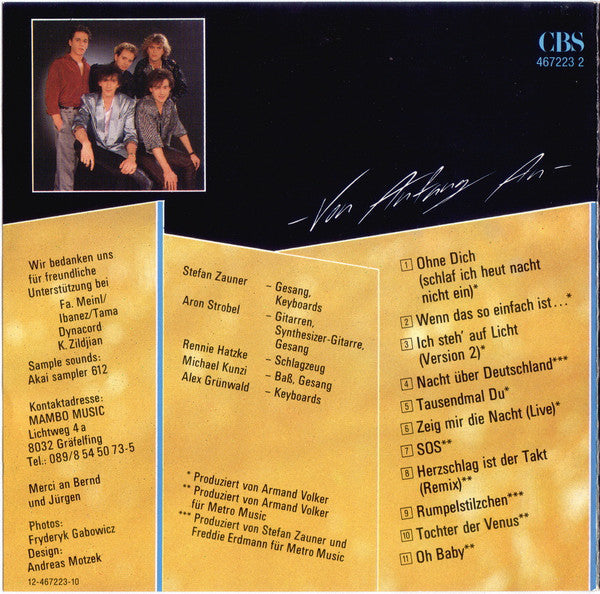 Münchener Freiheit : Von Anfang An (CD, Comp, RE)