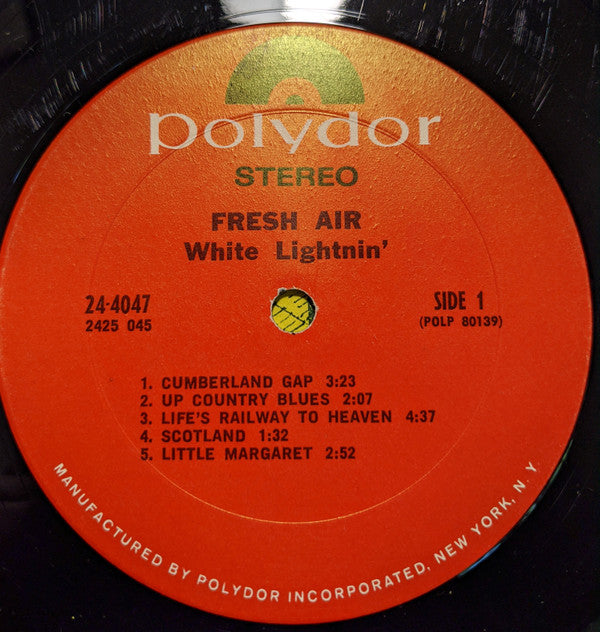 White Lightnin' : Fresh Air (LP, Album)