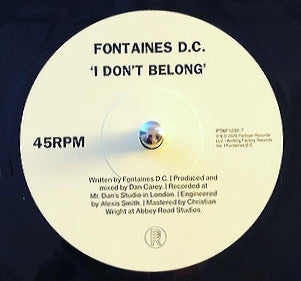 Fontaines D.C. : A Hero's Death / I Don't Belong (7", Single, Ltd)