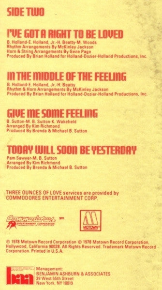 Three Ounces Of Love : Three Ounces Of Love (LP, Album)