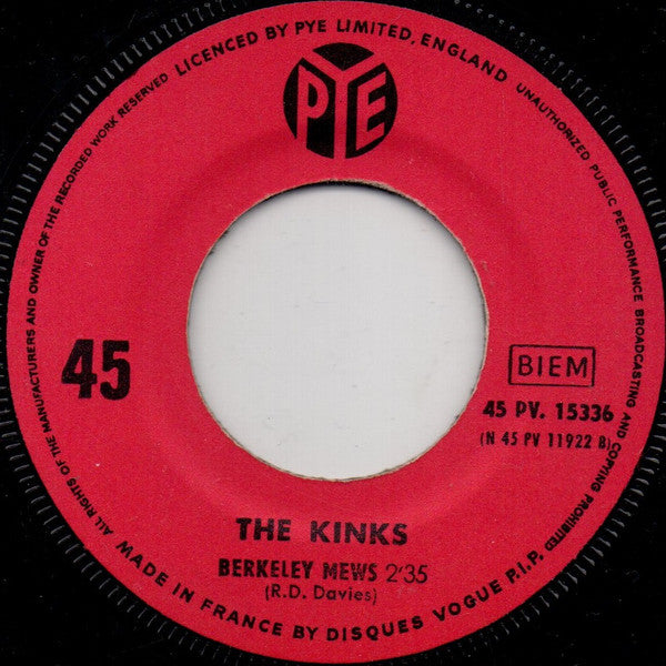 The Kinks : Lola (7", Single, Ora)