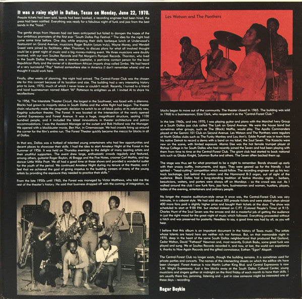 Various : The South Dallas Funk Festival' 1970 (2xLP, Gat)