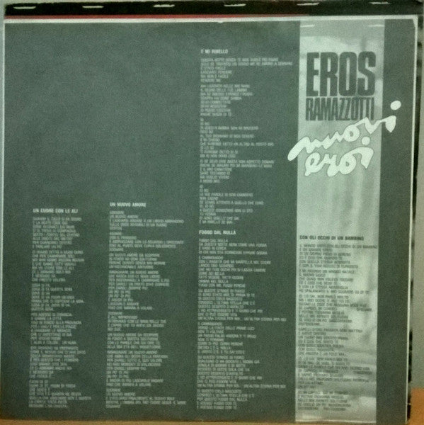 Eros Ramazzotti : Nuovi Eroi (LP, Album)