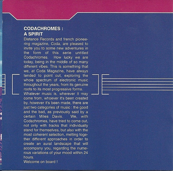 Various : Codachromes Post-Christmas Pudding - Chapter One (CD, Comp)