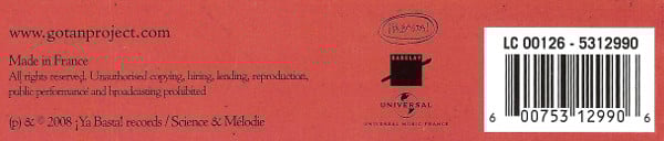 Gotan Project : Gotan Object (2xCD, Album + 7" + DVD-V + Box, Comp)