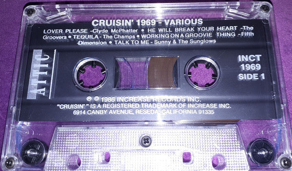 Various : Cruisin' 1969 (Cass, Comp, RE)